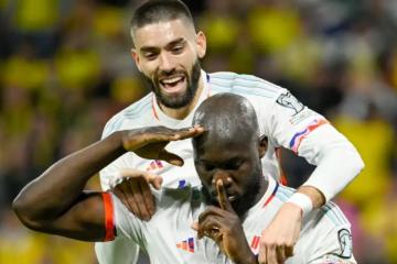 Bélgica goleó a Suecia con hat-trick de Rumelu Lukaku