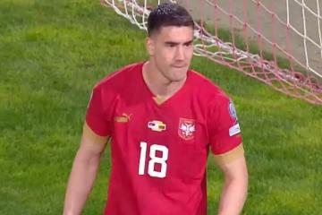Serbia superó por 2-0 a Lituania por el grupo G de las eliminatorias rumbo a la Euro 2024
