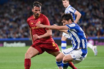 Roma mantuvo su ventaja y se metió a cuartos de la Europa League