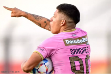 Sánchez: "A pesar del empate, es un partido feliz para mí, pues se me dio el gol"