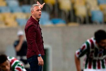El récord de Tiago Nunes enfrentando a Fluminense