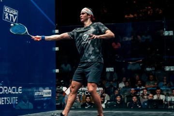 Remontada y a ‘semis’: Diego Elías avanzó en el British Open Squash