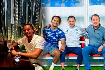 Juan Reynoso se reunió con André Carrillo en Arabia Saudita