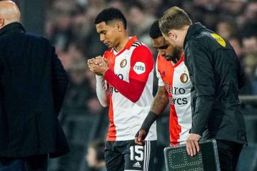 Marcos López ingresó en goleada del Feyenoord