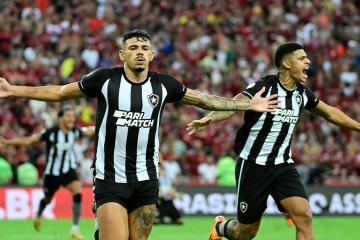 Botafogo venció a Flamengo y lidera en solitario el Brasileirao