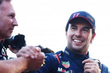 Checo Pérez se quedó con la carrera sprint en Azerbaiyán