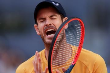 Murray se despidió rápido del Masters 1000 de Madrid