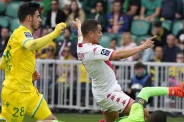 AS Mónaco igualó 2-2 con Nantes y tropieza en su afán de alcanzar clasificación internacional