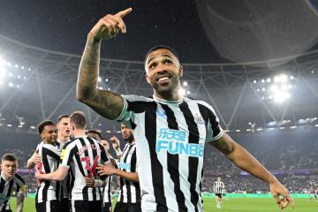 Newcastle goleó al West Ham y se colocó en el tercer lugar