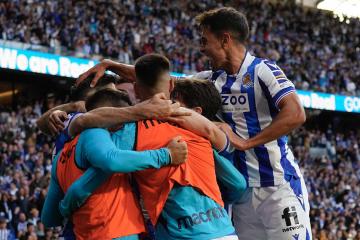 Real Sociedad derrotó 2-1 al Rayo Vallecano por La Liga