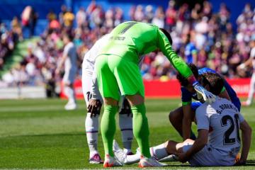 Sergi Roberto cayó lesionado y será baja para el Barcelona