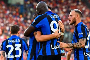 Inter de Milán superó por 2-0 a Roma y asegura clasificación internacional