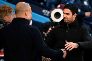 Arteta: "Manchester City es, probablemente, el mejor equipo de la historia de la Premier"
