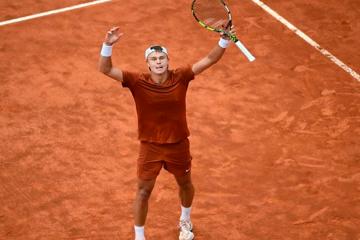 Golpe en Italia: Rune eliminó a Djokovic en Masters 1000 de Roma