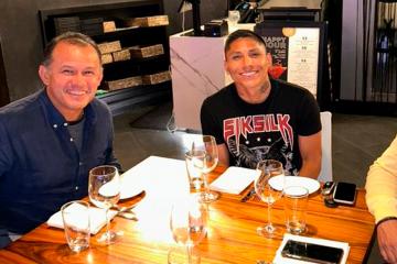 Reynoso visitó a Ruidíaz en Seattle