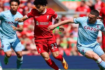 Liverpool empató de manera agónica con Aston Villa y está quedando fuera de Champions