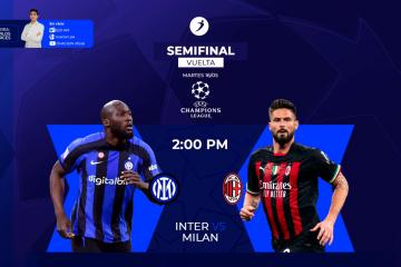 ¡Vive el Inter de Milan vs. AC Milan por la Champions al estilo de Ovación!