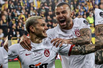 Galatasaray goleó y consiguió título en Turquía