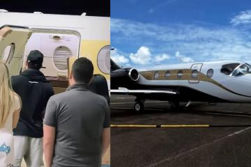 Hulk compró avión valorizado en 40 millones de reales