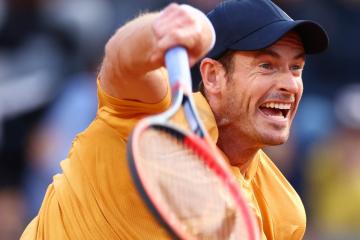 Murray perdió ante Fognini en Roma