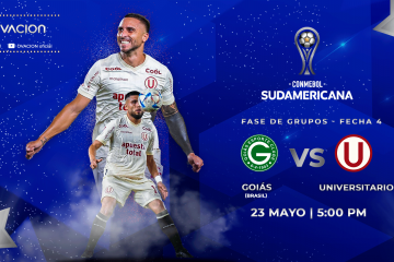 ¡Vive duelo entre Goiás y Universitario por la Sudamericana al estilo de Ovación!