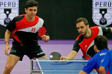 ¡Con el pie derecho! Triunfo peruano en inicio de Sudamericano de tenis de mesa