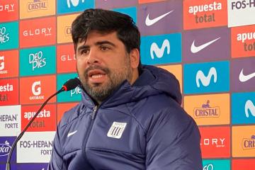 Bellina: "Andrade podría ya jugar ante Paranaense; Peruzzi, Costa y Sabbag estarán listos para choque ante Cristal"