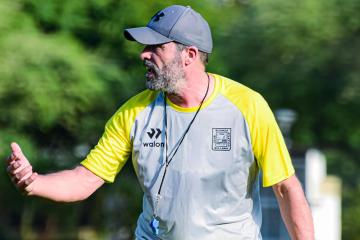 Carlos Compagnucci dirigió su primer entrenamiento en Alianza Atlético