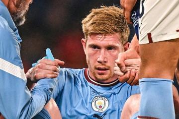 Lesión de De Bruyne podría ser más seria de lo pensado