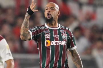 Ojo, Cristal: Felipe Melo se lesionó y no jugará ante Atlético Mineiro