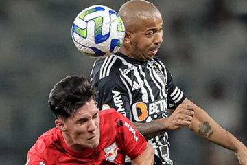 Atlético Mineiro igualó con Bragantino