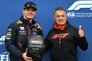 Max Verstappen se quedó con la pole bajo la lluvia del GP de Canadá