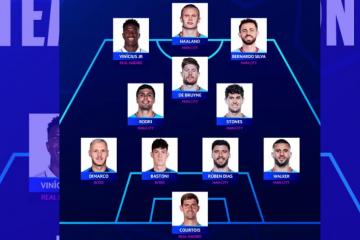 Champions League dio a conocer el once ideal de la competencia