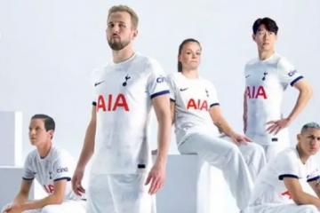 Tottenham presentó nueva camiseta con Harry Kane como principal figura