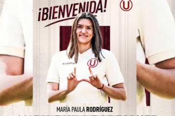 María Paula Rodríguez fue presentada como nueva jugadora de Universitario vóley