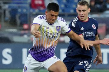 Orlando City cayó 3-1 de visita ante New England