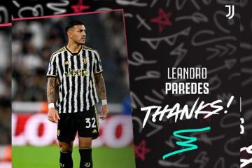 Una salida más: Juventus anunció partida de Leandro Paredes