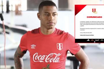 ¡Una baja más! Andy Polo fue desconvocado por lesión