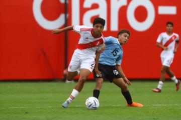 Selección Sub-15 empató ante su similar de Uruguay