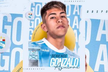Cristal oficializó llegada de Gonzalo Aguirre
