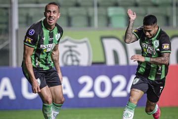 América Mineiro goleó a Colo Colo y se metió a octavos de la Copa Sudamericana