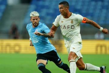 Celta de Tapia goleó a Al-Nassr de Cristiano