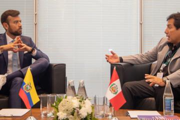 Presidente del IPD se reunió con funcionarios de deportes de Brasil, Ecuador y México