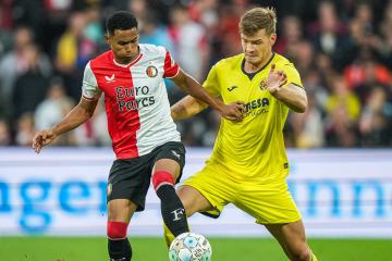 Marcos López ingresó en empate de Feyenoord ante Villarreal