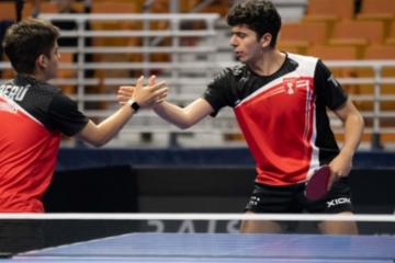 Nano Fernández y Adrián Rubiños son campeones panamericanos juveniles de tenis de mesa