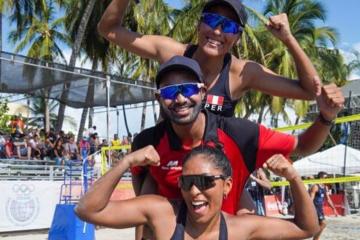 Dupla peruana de vóley playa consiguió medalla de plata en Santa Marta 2023
