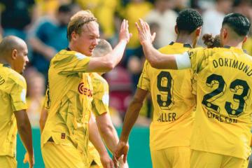 Borussia Dortmund apabulló por 6-1 a Schott Mainz por la Copa Alemana