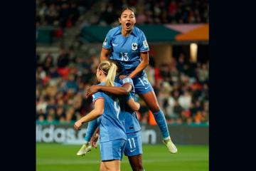 Francia goleó a Marruecos y avanzó a cuartos del Mundial Femenino