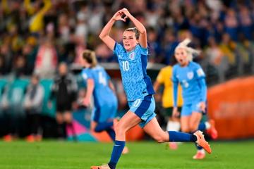Inglaterra venció a Australia y jugará la final del Mundial Femenino de Fútbol