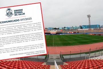 Gobierno Regional del Callao y su comunicado sobre actual situación del estadio Miguel Grau